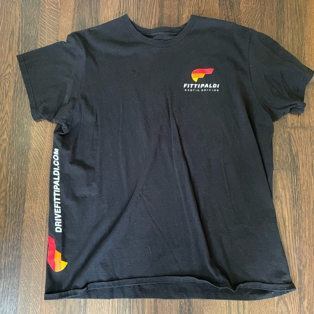 Mens Hanes black tee shirt